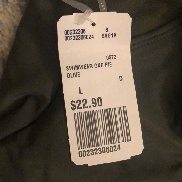 Lace-Up Back One-Piece from Forever21 - Picture 3 of 6